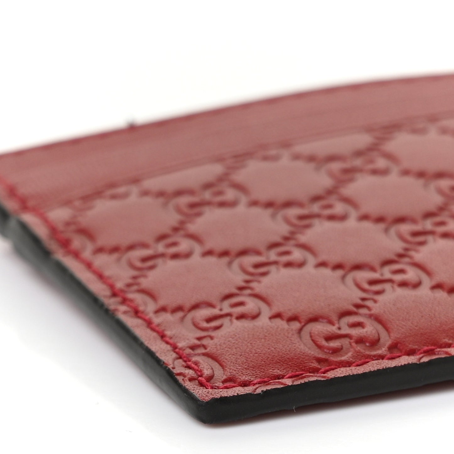 Microguccissima Card Holder Red