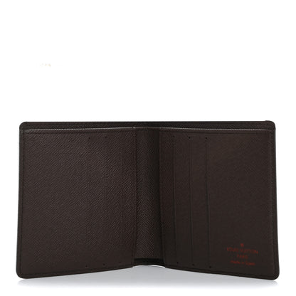 Louis Vuitton Damier Ebene Porte-Billets 6 Card Bi-Fold Wallet 5 of 8