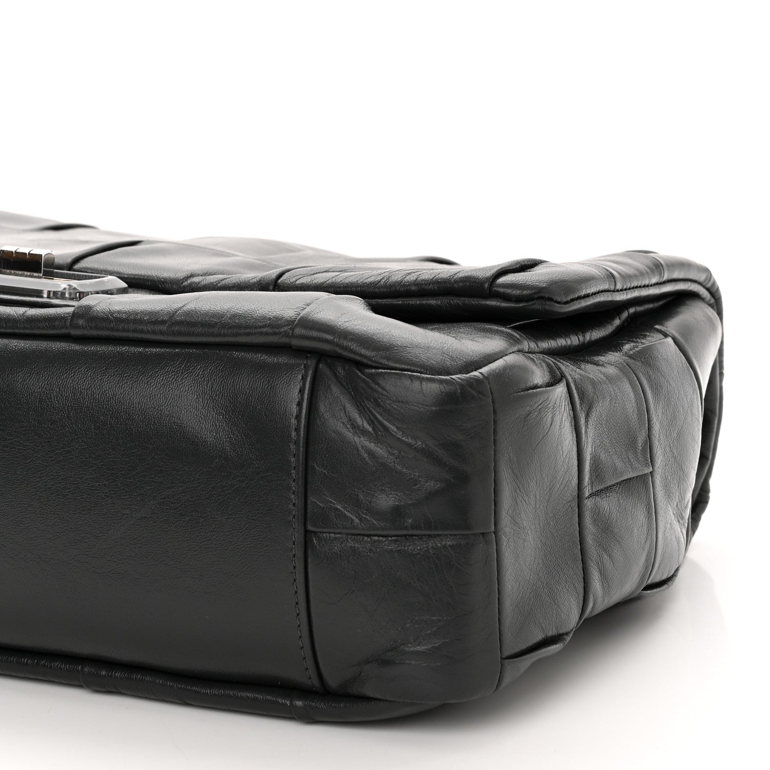 Chanel Lambskin Igloo Single Flap Dark Grey 8 of 9
