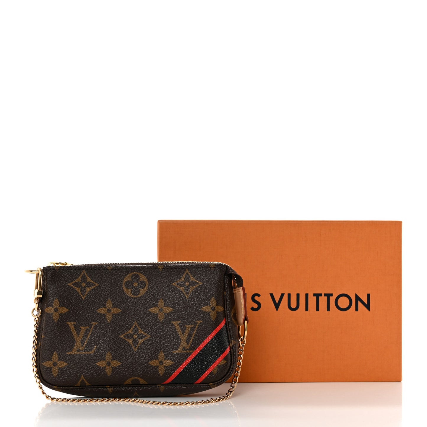 Monogram My LV Heritage Mini Pochette Accessories Rouge Black