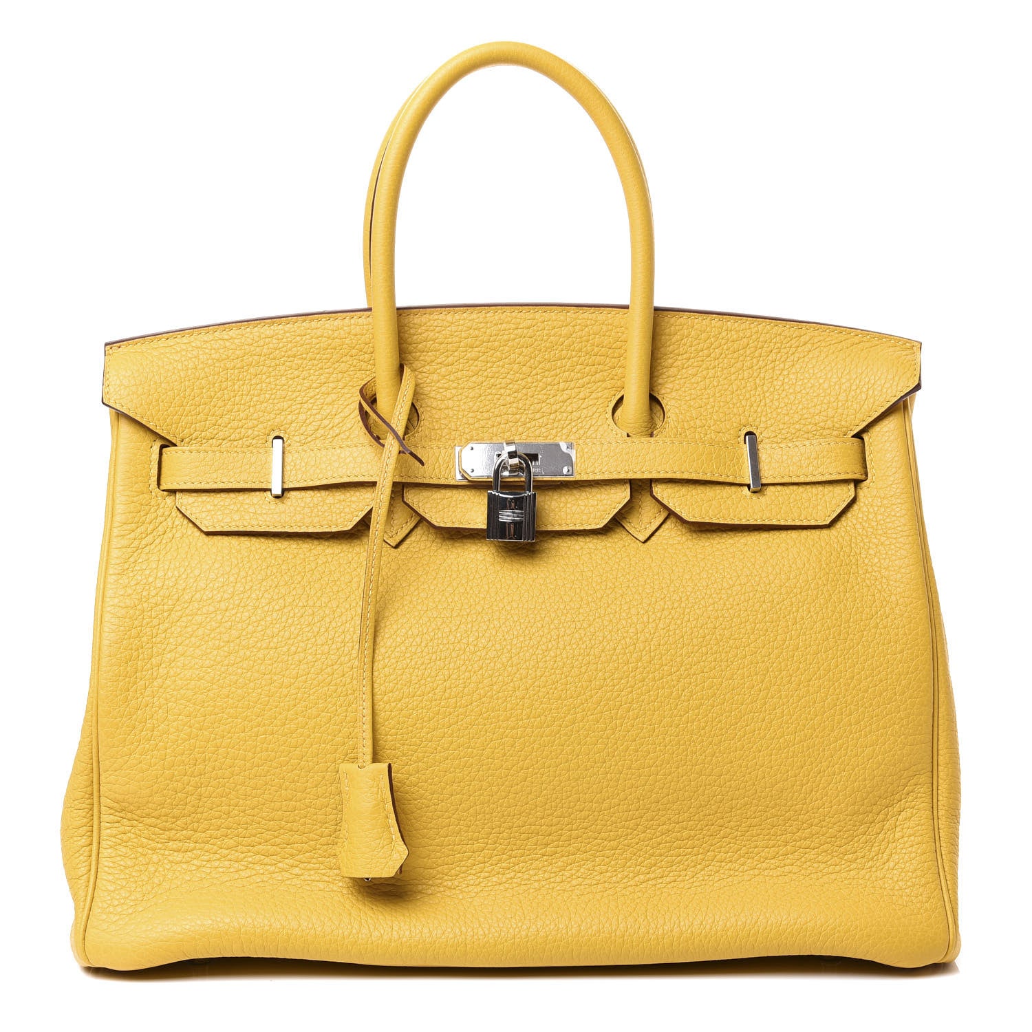 Hermes Taurillon Clemence Birkin 35 Soleil 1 of 32