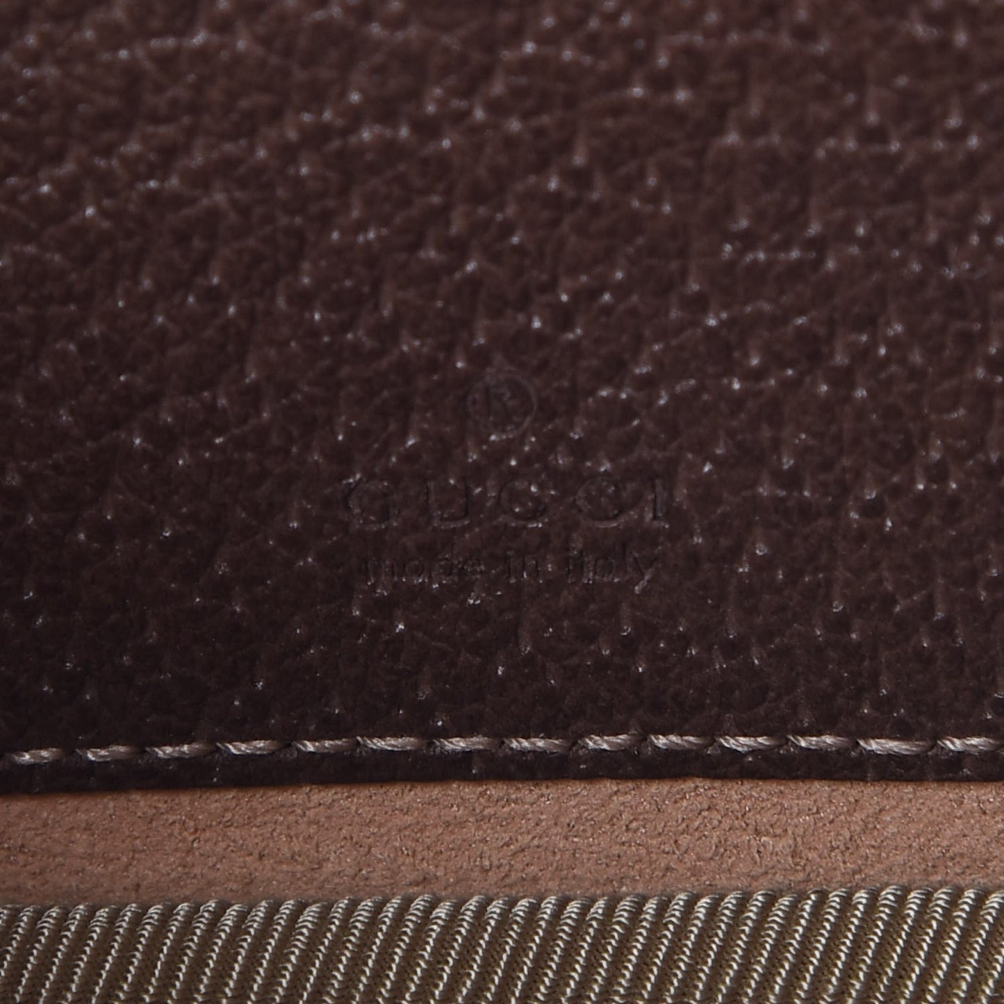 GG Supreme Monogram Ophidia Belted iPhone Case 75 30 Dark Brown