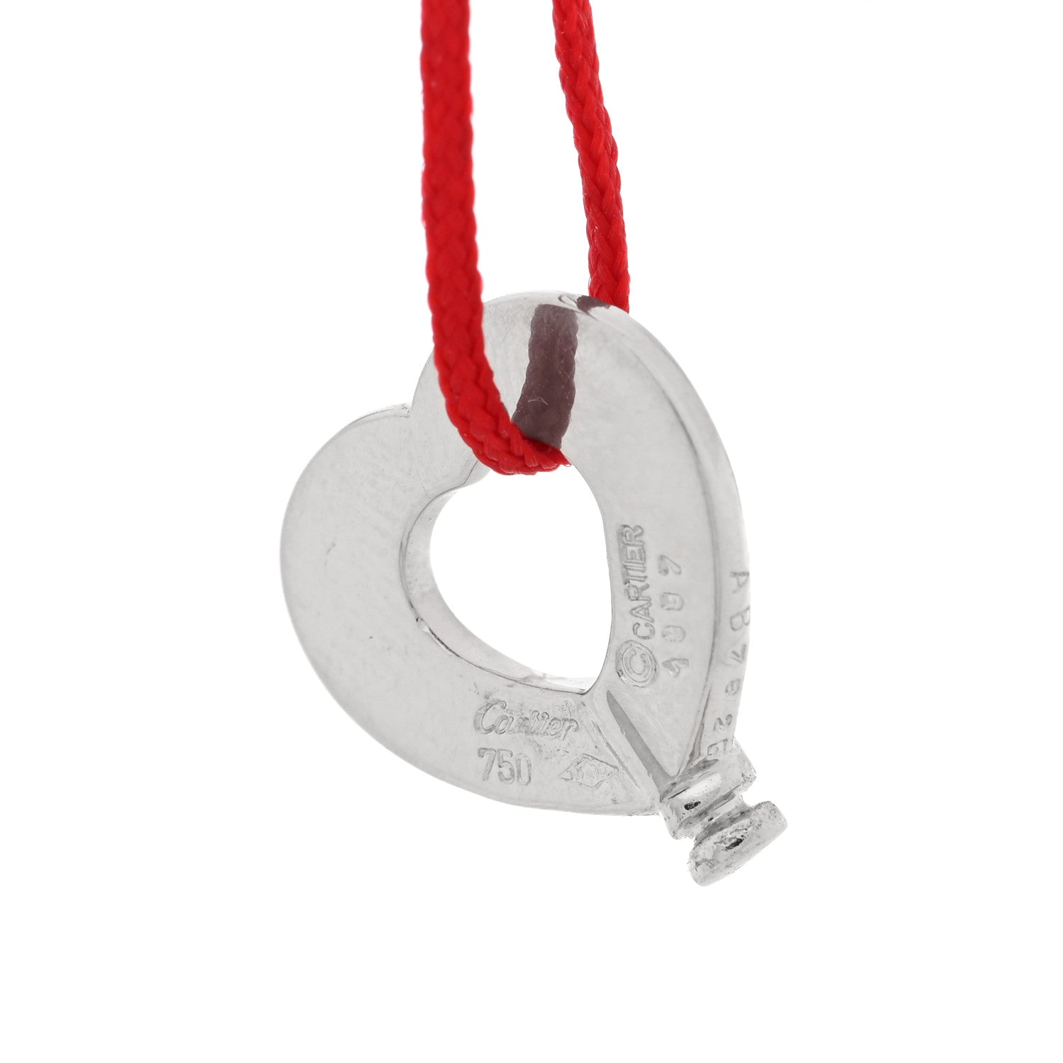 Cartier 18K White Gold 5mm Fidelity Link Bracelet 5 of 5