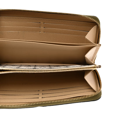 Louis Vuitton Monogram Giant Zippy Wallet Kaki White 5 of 8