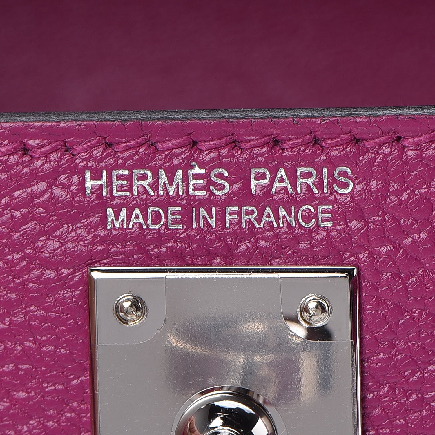 Hermes Chevre Mysore Mini Kelly Sellier 20 Rose Pourpre 8 of 28