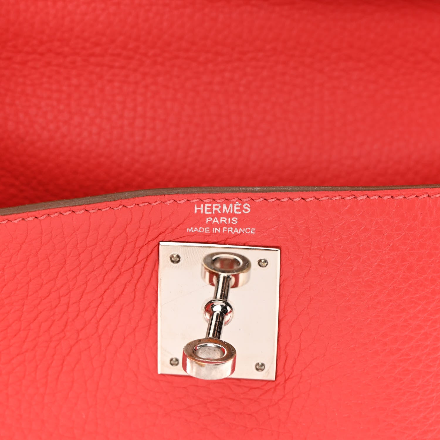 Hermes Taurillon Clemence Kelly Retourne 28 Rose Jaipur 9 of 20