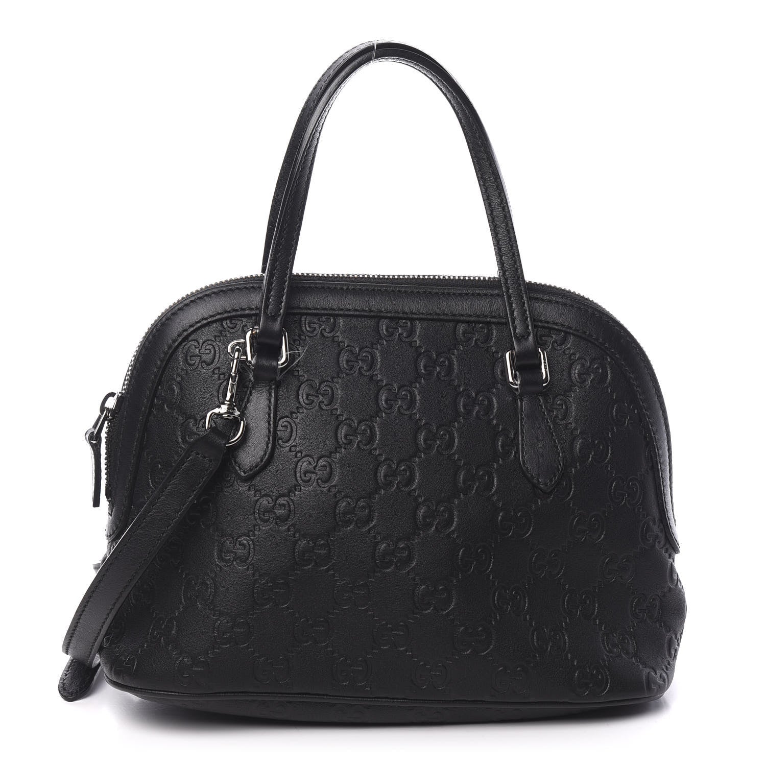 Gucci Guccissima Mini Dome Bag Black 1 of 10