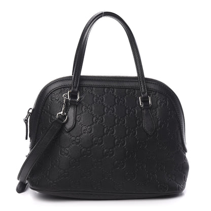 Gucci Guccissima Mini Dome Bag Black 1 of 10
