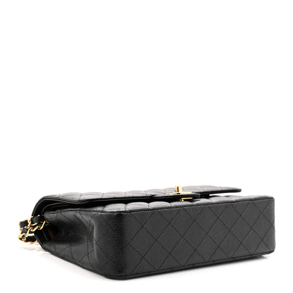 Chanel Caviar Quilted Medium Double Flap Black 4 of 11