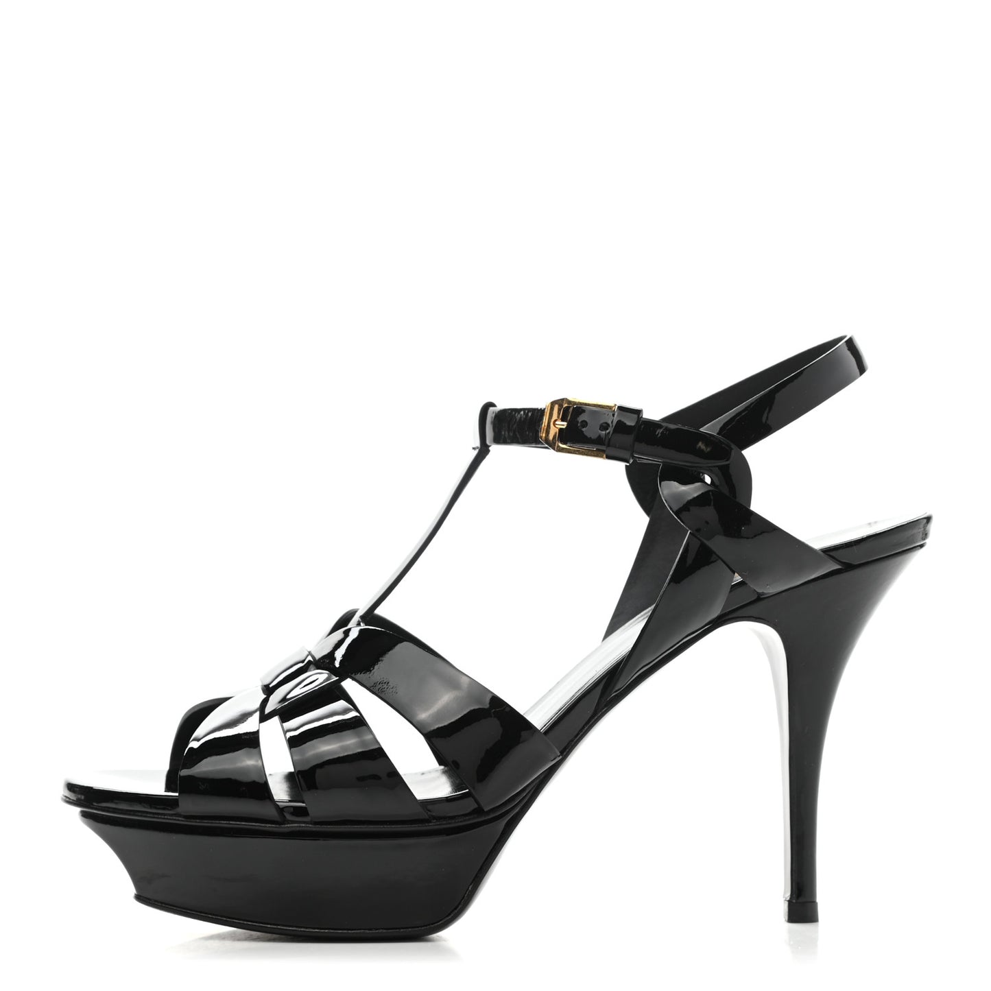 Patent Tribute 75 Platform Sandals 39.5 Black