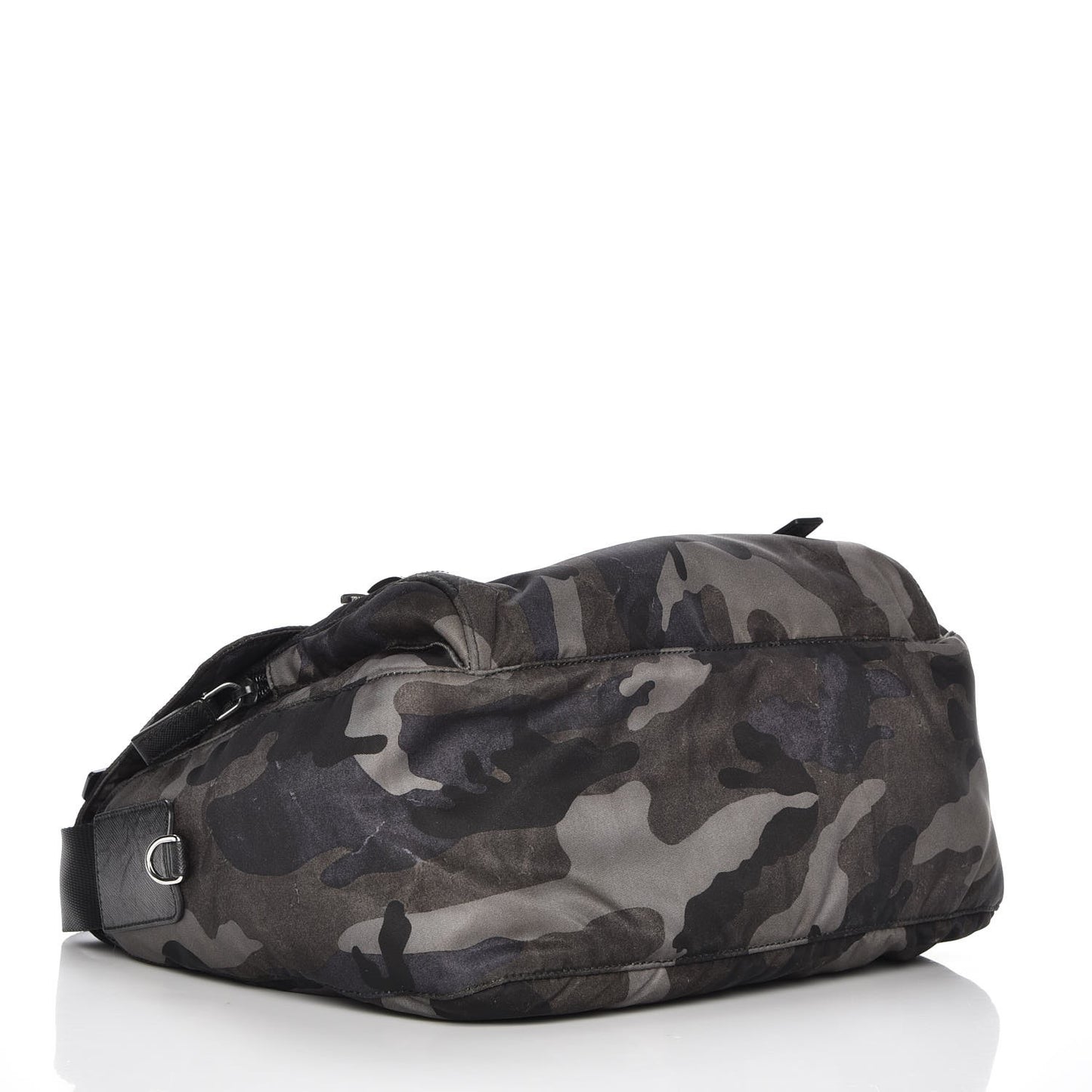 Tessuto Nylon Camouflage Messenger Bag Fumo