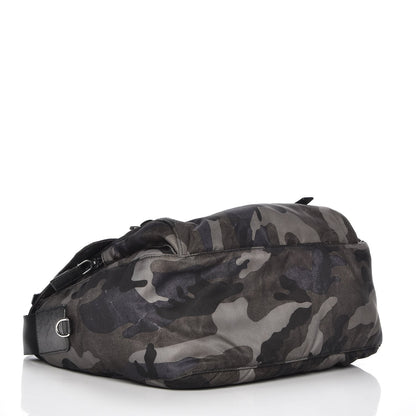 Prada Tessuto Nylon Camouflage Messenger Bag Fumo 4 of 9