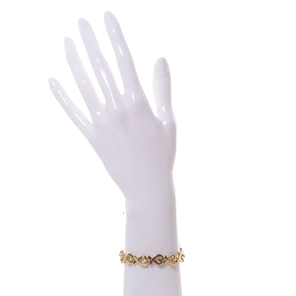 Tiffany 18k Yellow Gold Paloma Picasso Loving Heart Bracelet 2 of 5