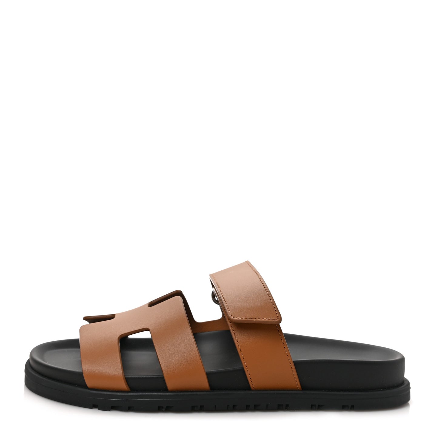 Calfskin Womens Chypre Sandals 37.5 Naturel