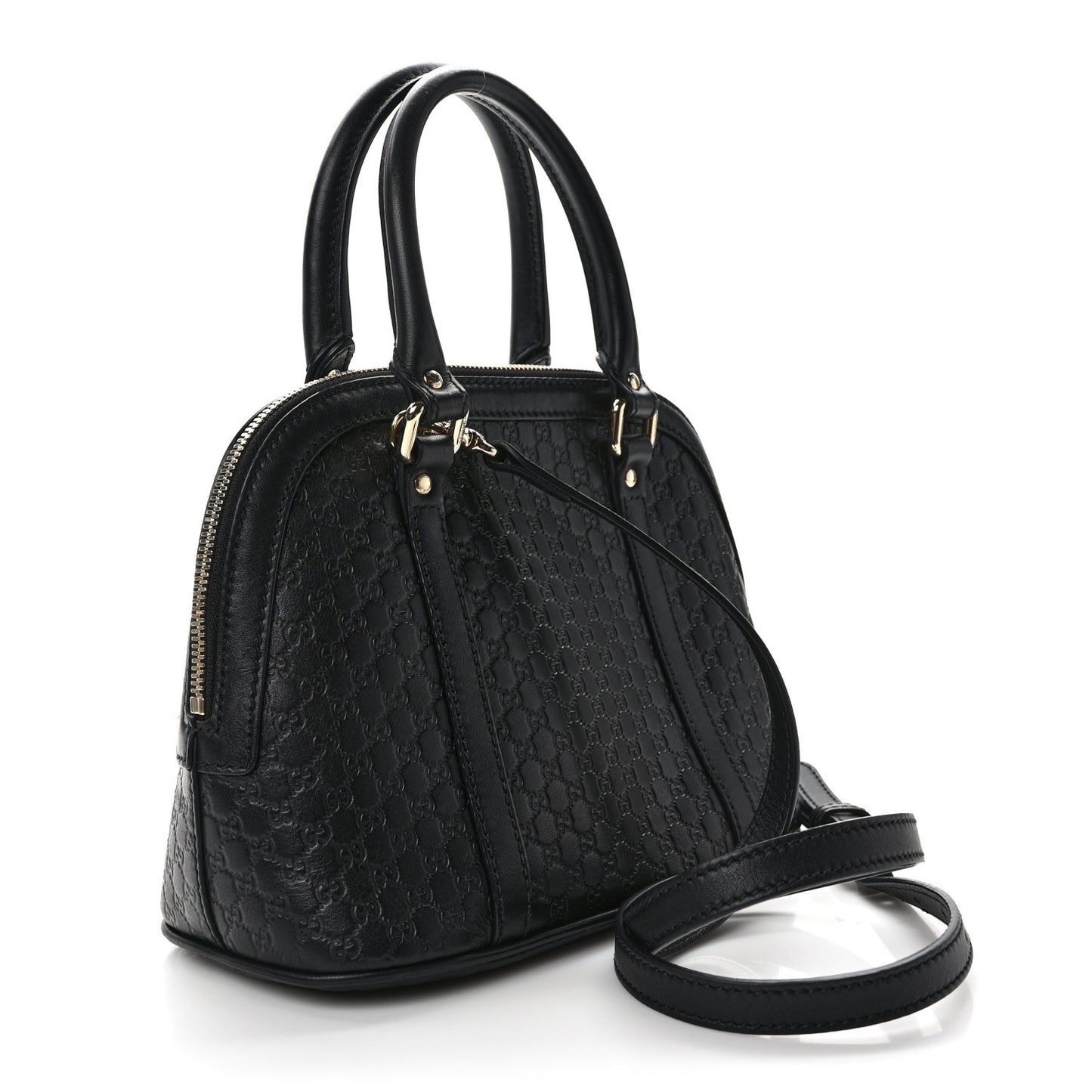Microguccissima Mini Dome Bag Black