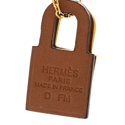 Hermes Swift Small O'Kelly Pendant Necklace Gold 5 of 6
