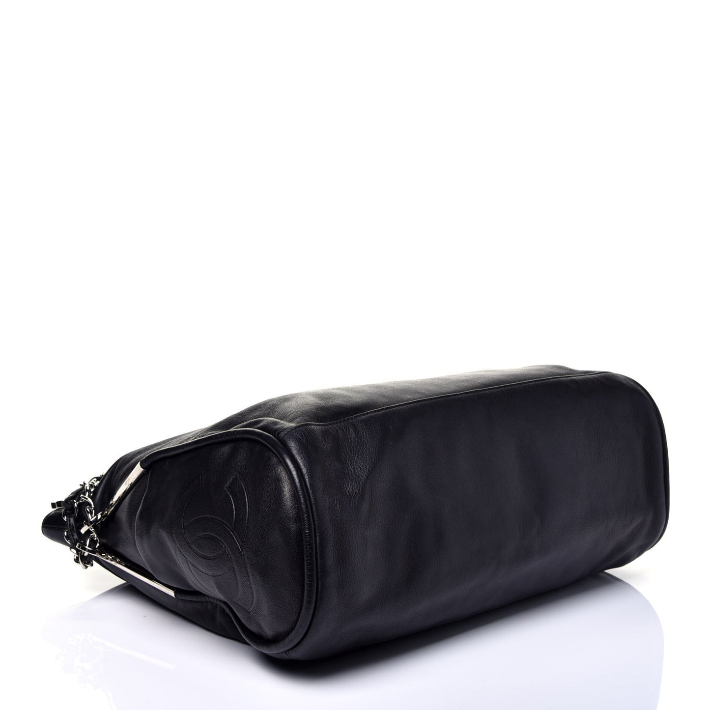 Lambskin Large Ultimate Soft Tote Black