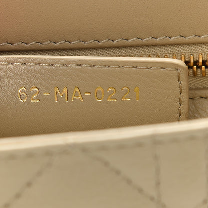 Christian Dior Lambskin Cannage Small Caro Bag Beige 7 of 9
