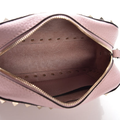 Valentino Garavani Grained Calfskin Rockstud Camera Crossbody Bag Water Rose 5 of 7