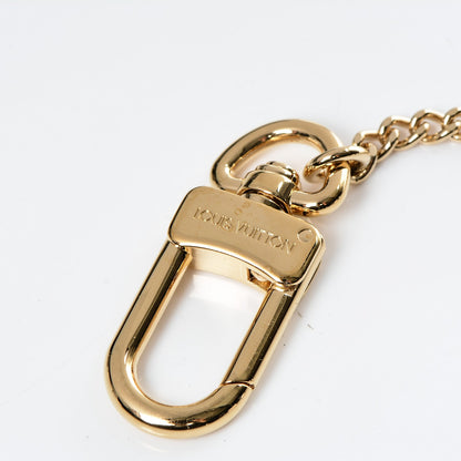 Louis Vuitton Metal Pochette Extender Key Ring Chain Gold 3 of 4