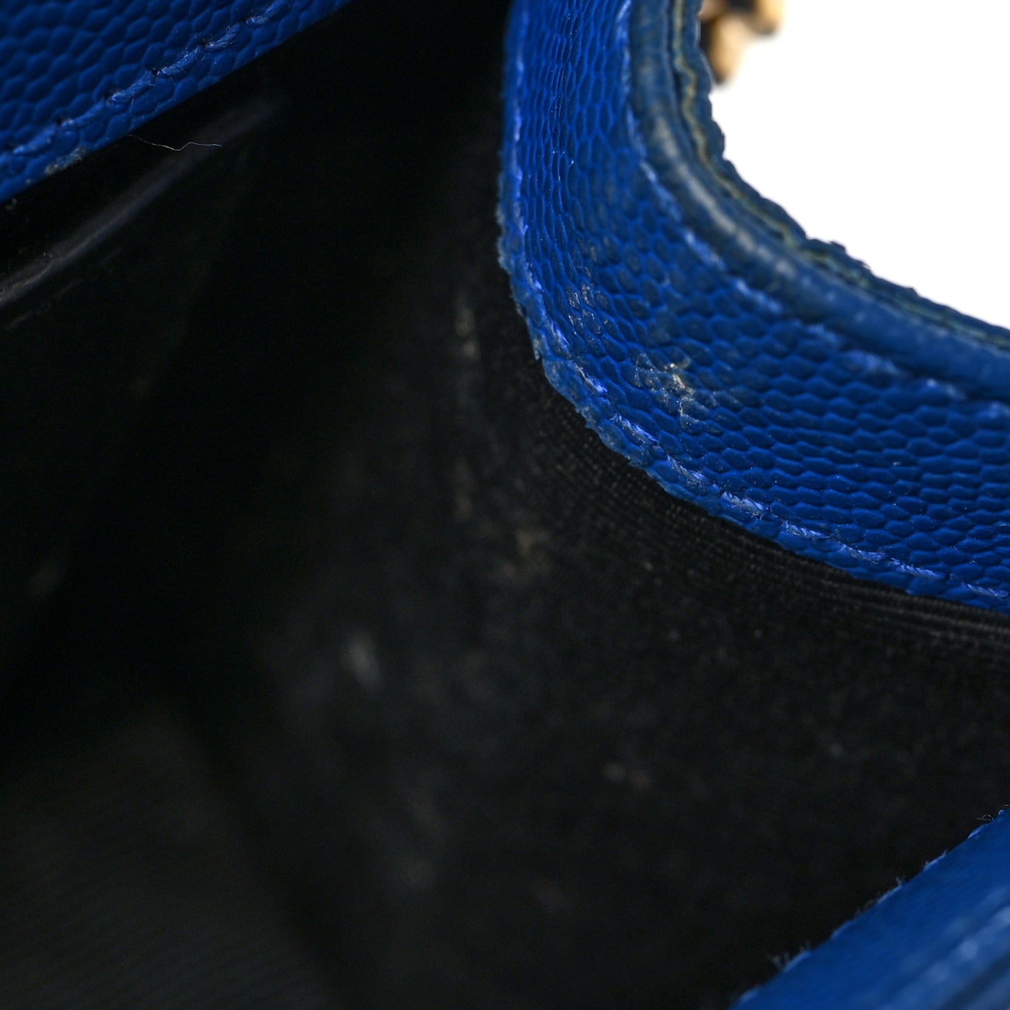 Grain De Poudre Small Classic Monogram Kate Satchel Royal Blue