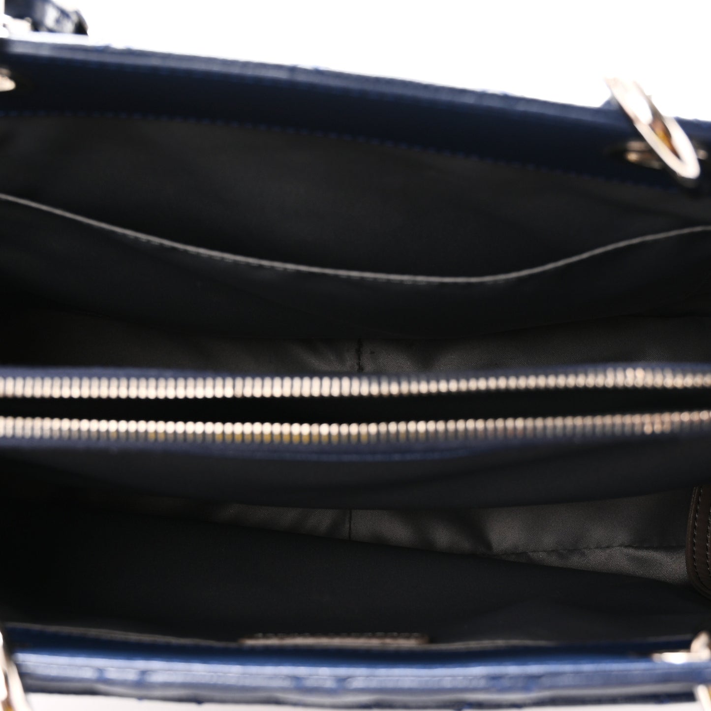 Caviar Quilted Grand Shopping Tote GST Dark Navy Blue