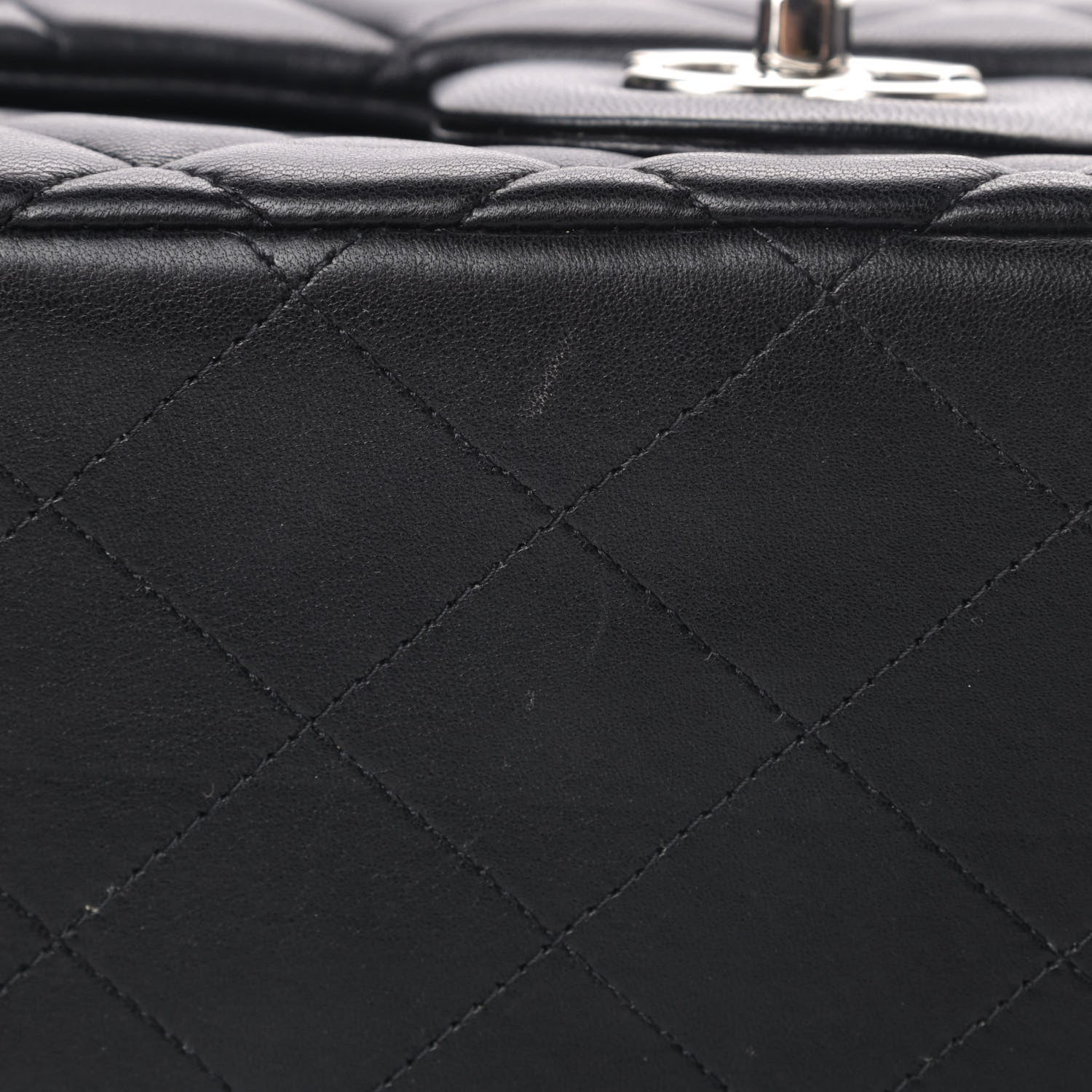 Chanel Lambskin Quilted Maxi Single Flap Black 6 of 7