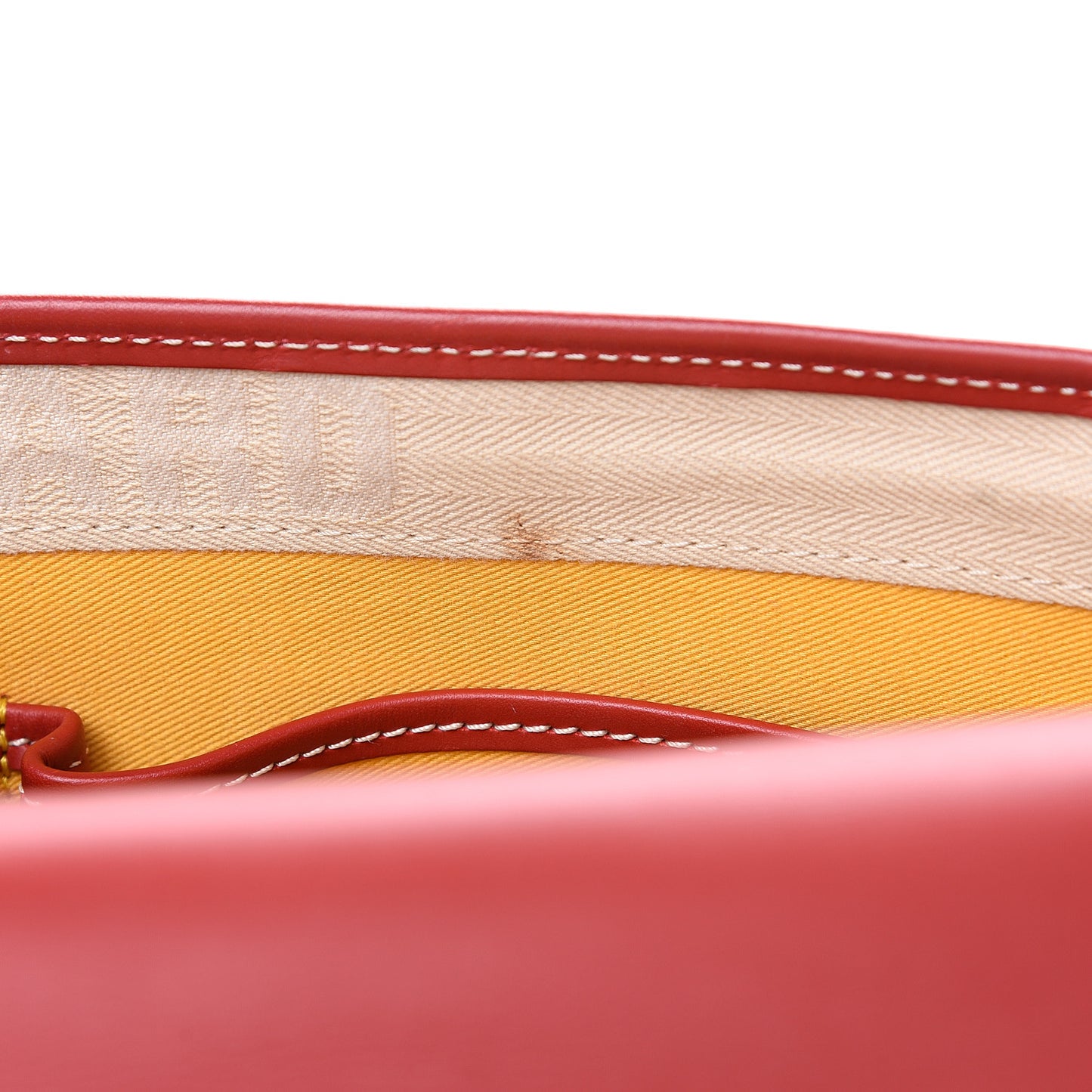 Goyardine Belvedere MM Messenger Bag Red