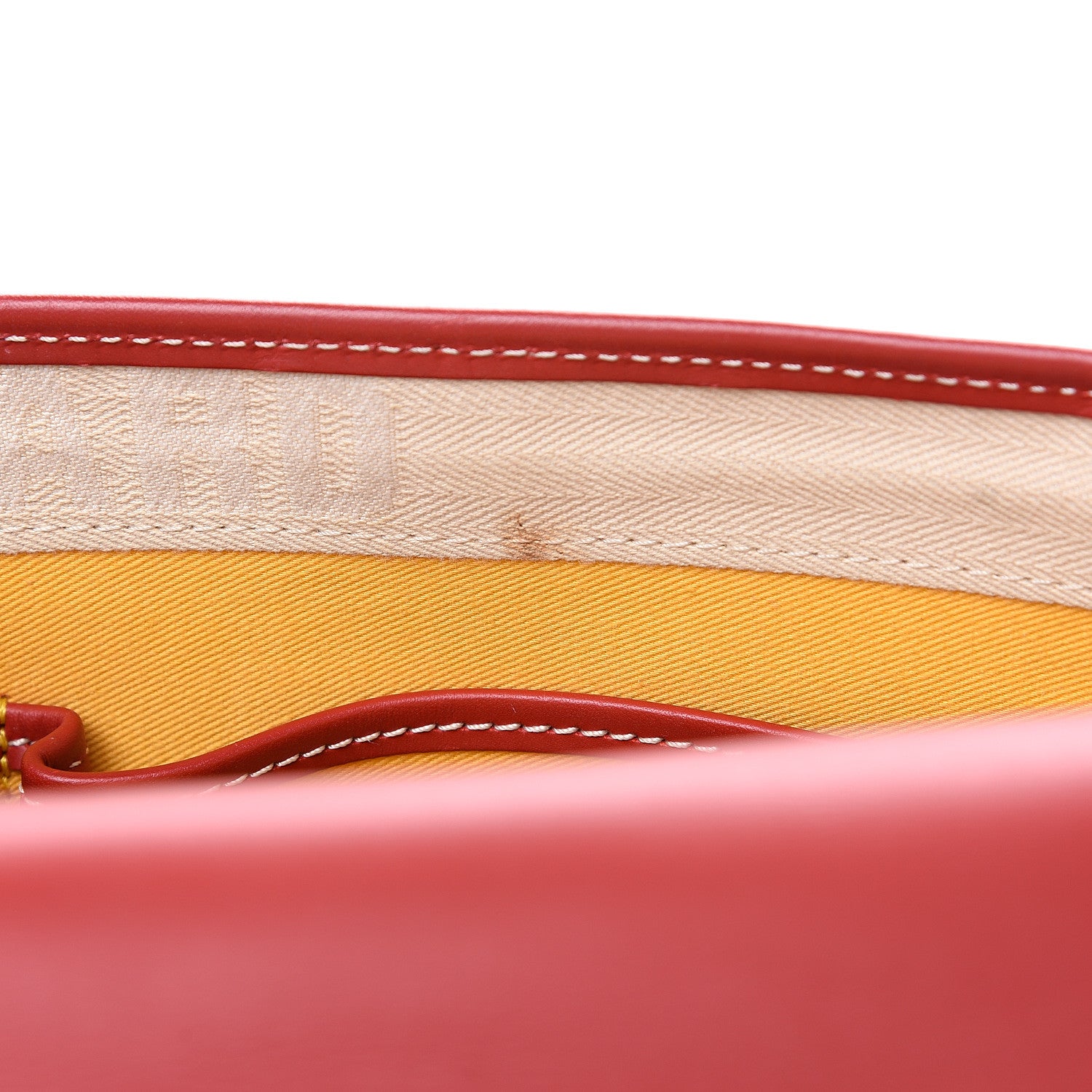 Goyard Goyardine Belvedere MM Messenger Bag Red 9 of 17