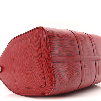 Louis Vuitton Epi Keepall 45 Castillan Red 14 of 17