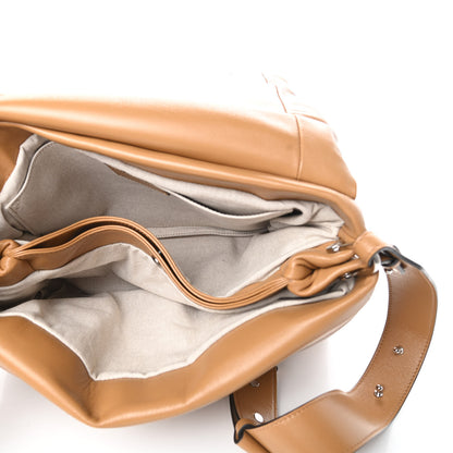 Lanvin Lambskin Sugar Flap Shoulder Bag Sand 5 of 9