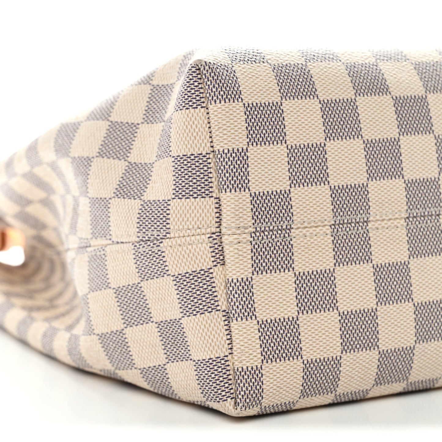 Damier Azur Graceful MM Rose Ballerine