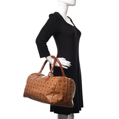 MCM Visetos Weekender Duffle Bag Cognac 2 of 10