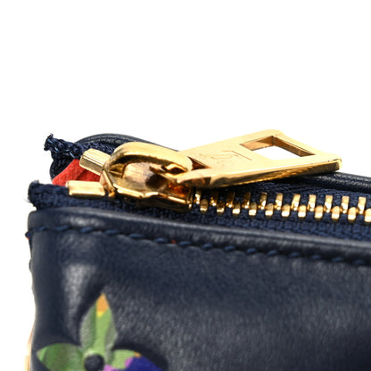 Louis Vuitton Lambskin Embossed Monogram LV Garden Coussin MM Navy Blue 12 of 12