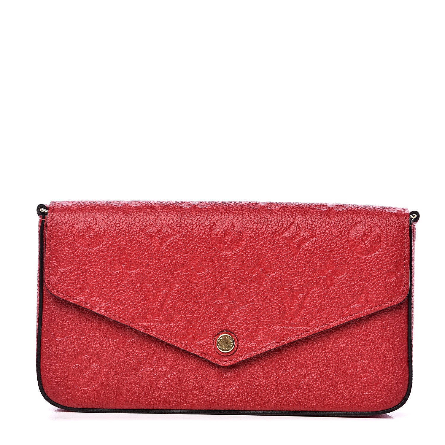 Louis Vuitton Empreinte Pochette Felicie Chain Wallet Cherry 1 of 10