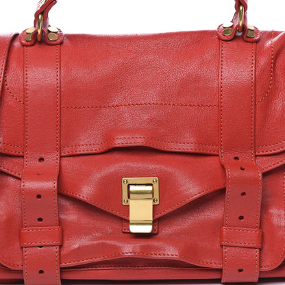Proenza Schouler Lambskin Medium PS1 Satchel Red 11 of 11