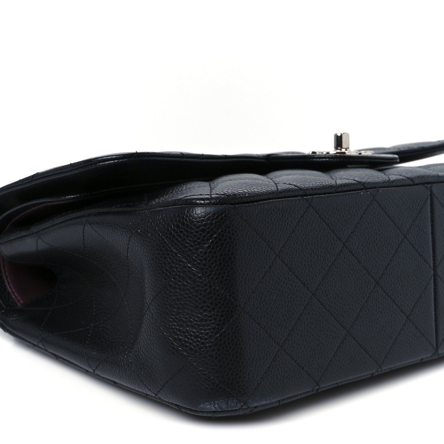 Chanel Caviar Quilted Jumbo Double Flap Black 10 of 11