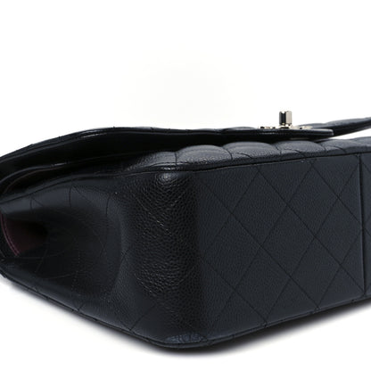 Chanel Caviar Quilted Jumbo Double Flap Black 10 of 11