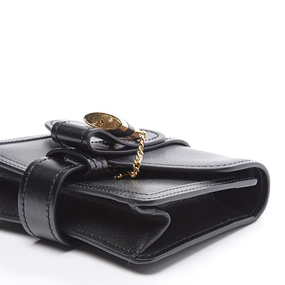 Chloe Shiny Goatskin Calfskin Aby Chain Shoulder Bag Black 10 of 11