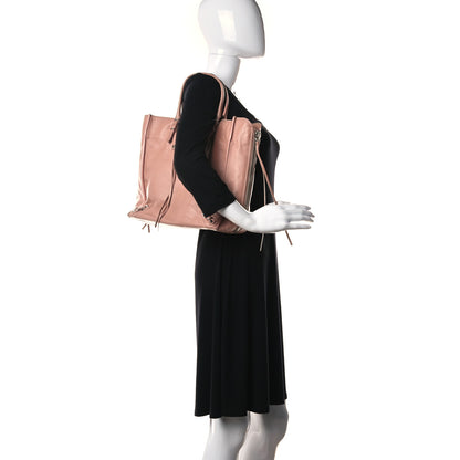 Balenciaga Veau Papier A5 Zip Around Tote Beige Desert 2 of 16