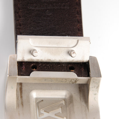 Louis Vuitton Monogram LV Cut Reversible Belt 110 44 6 of 7