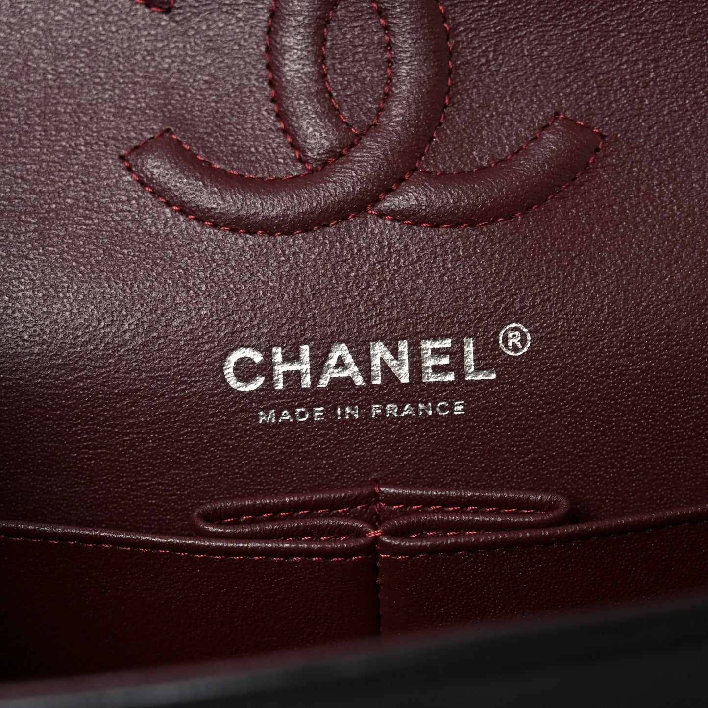 Lambskin Quilted Small Double Flap Black