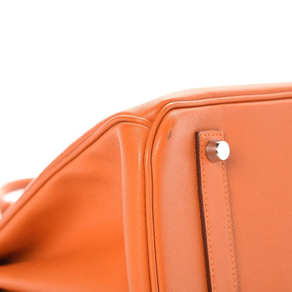 Hermes Epsom Birkin 35 Orange 33 of 38