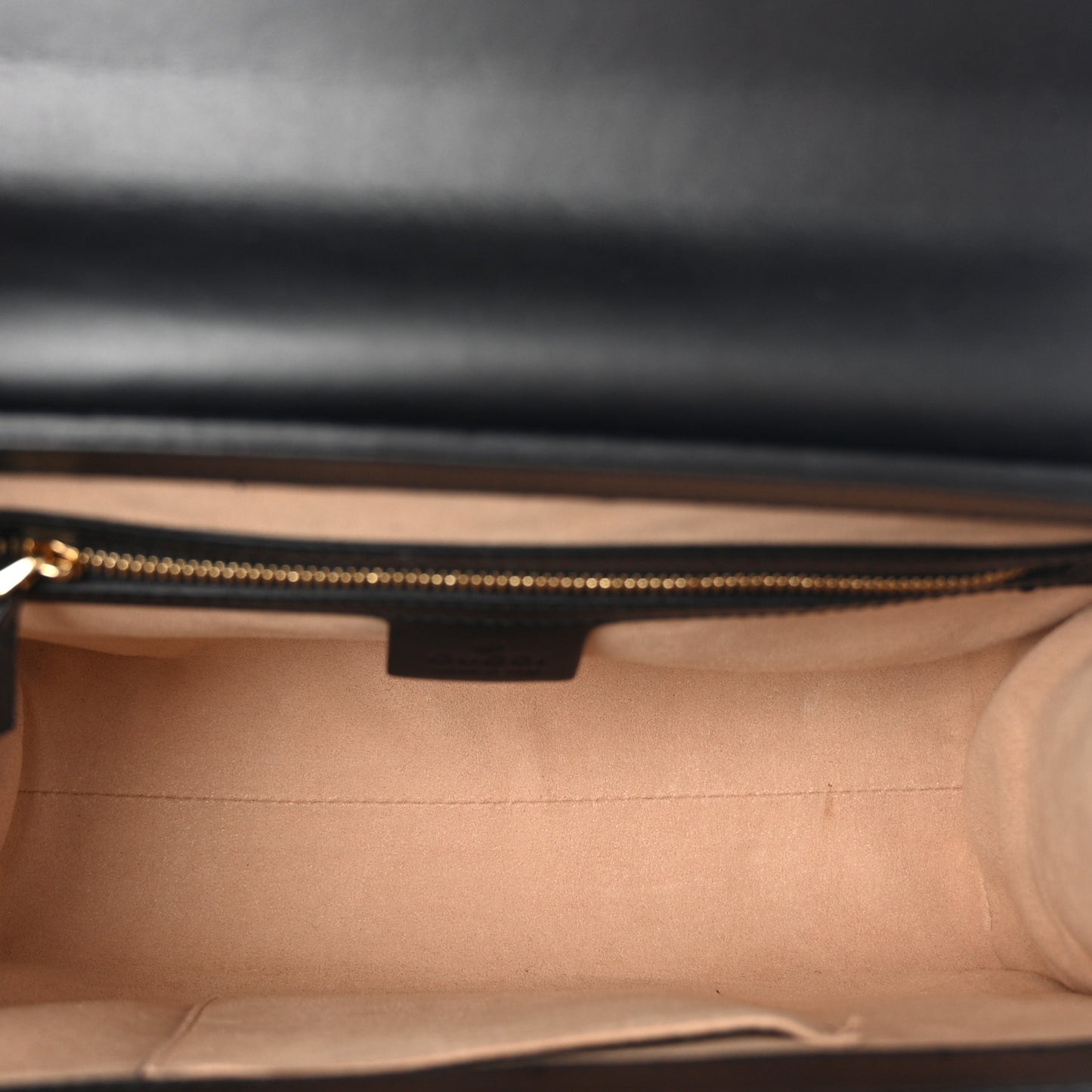 Guccissima Signature Small Padlock Top Handle Bag Black