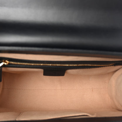 Gucci Guccissima Signature Small Padlock Top Handle Bag Black 5 of 13