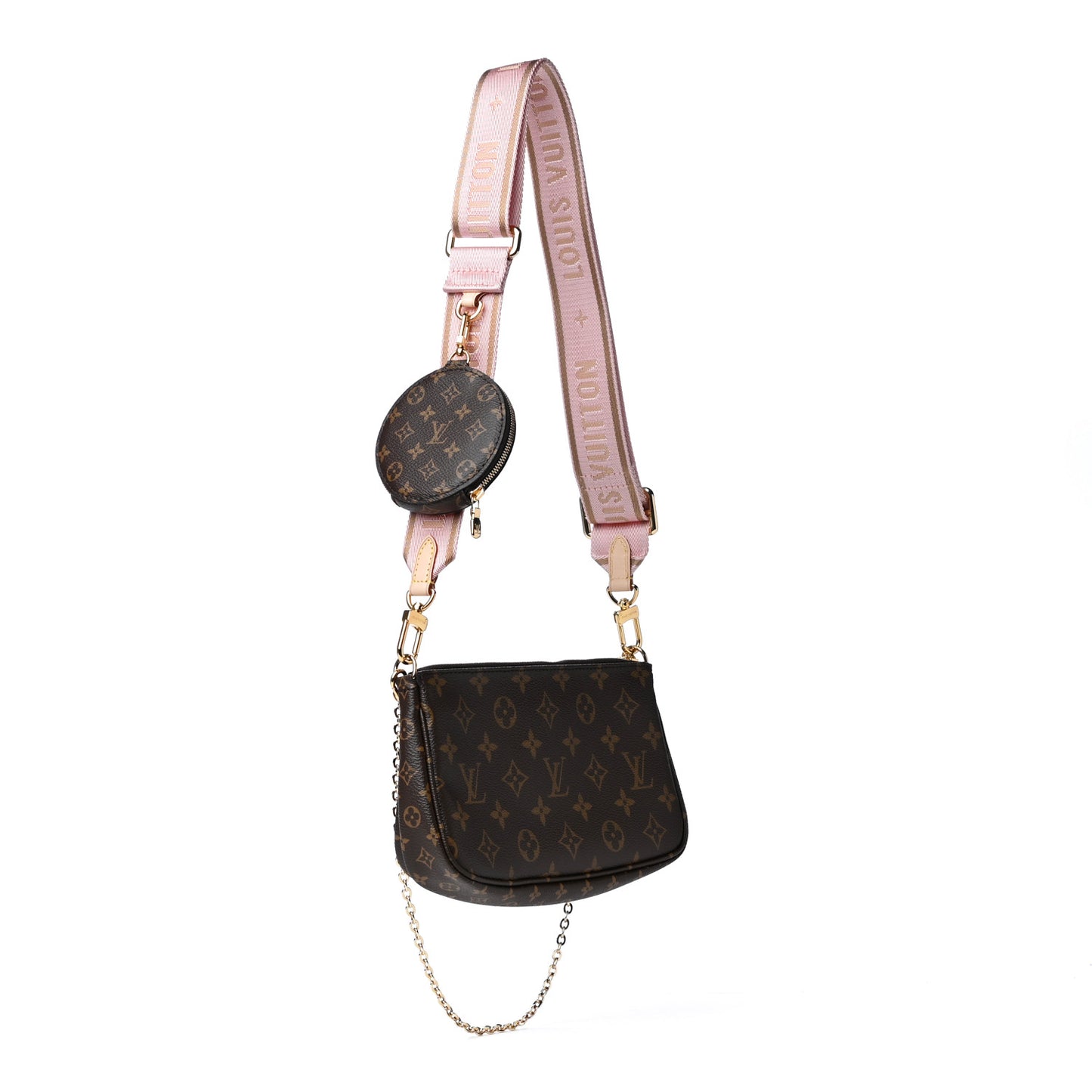 Monogram Multi Pochette Accessories Rose Clair