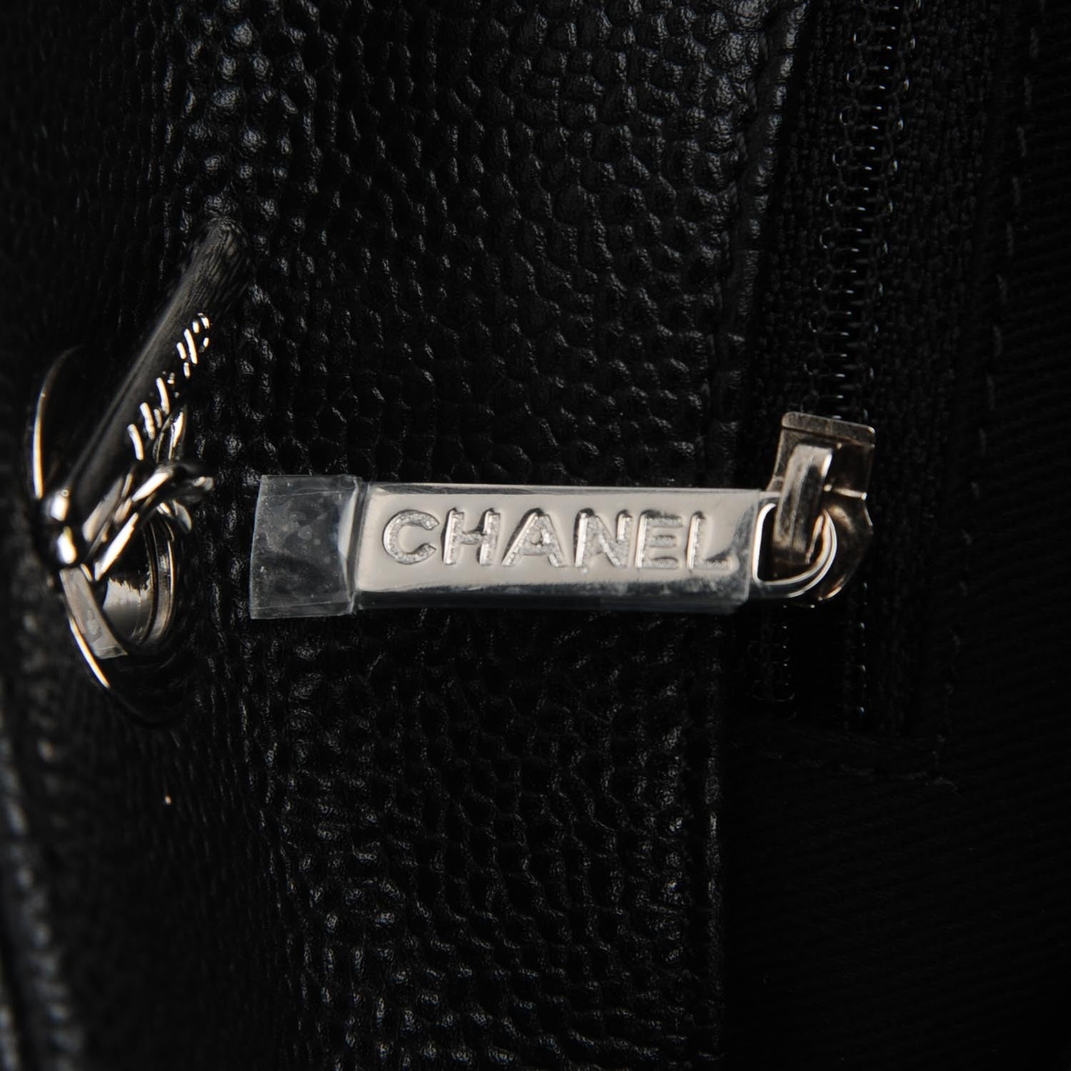 Chanel Caviar CC Timeless Tote Black 8 of 8