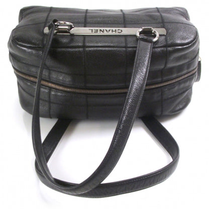 Chanel Caviar Square Stitched Tote Black 6 of 12