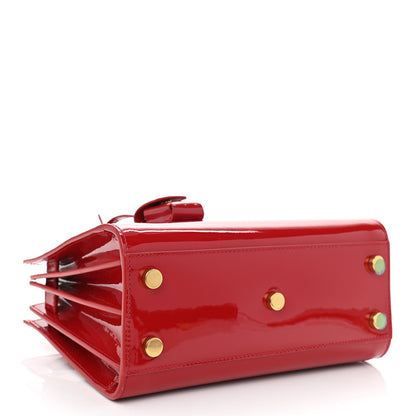 Saint Laurent Patent Nano Sac De Jour Red 4 of 9