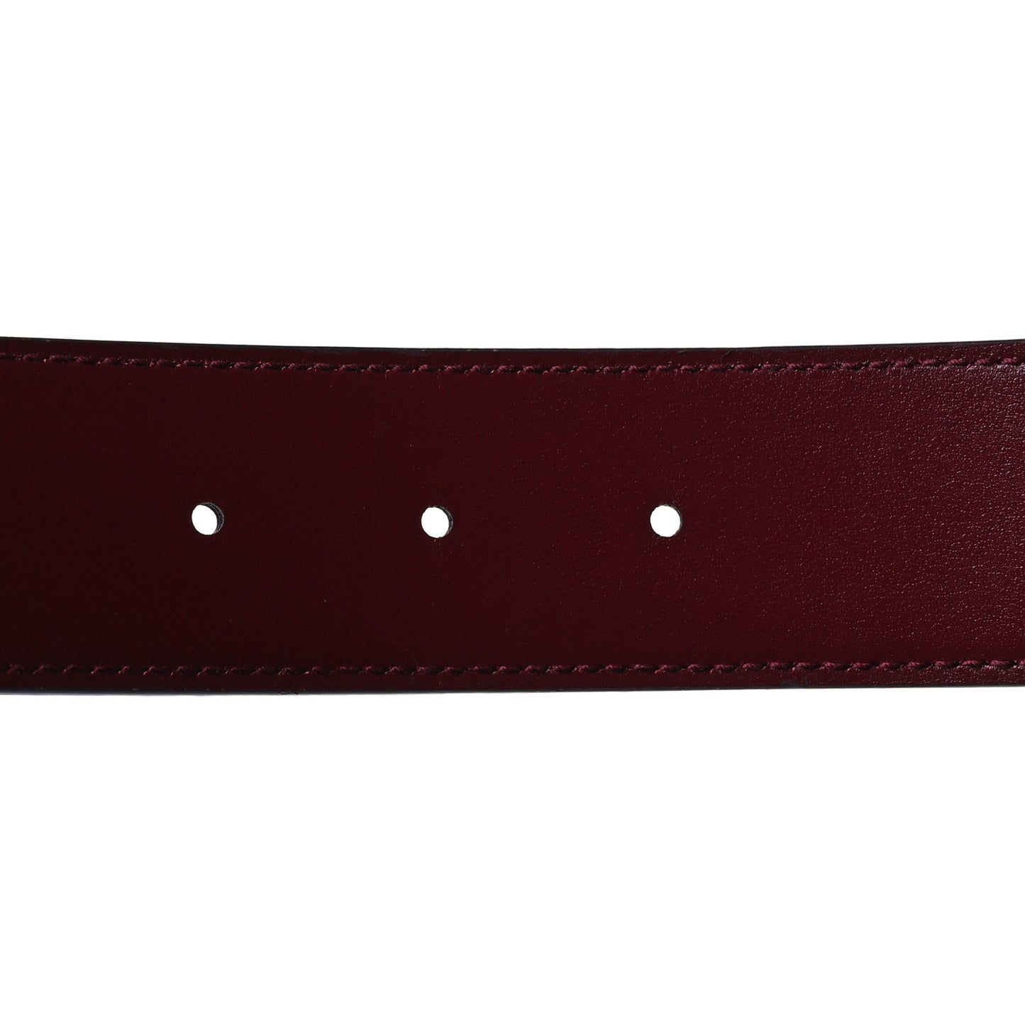 Plutone Calfskin 37mm GG Marmont Reversible Belt 80 32 Light Blue Rosso Ancora Red
